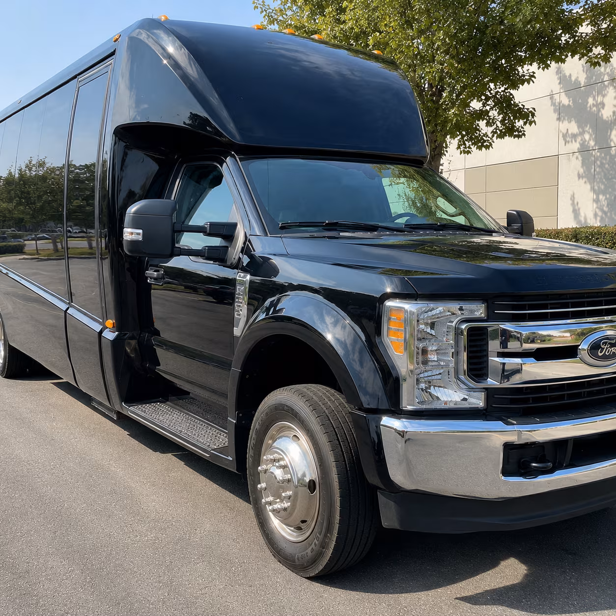 charter bus rentals for riverside high school prom groups and school organized transportation