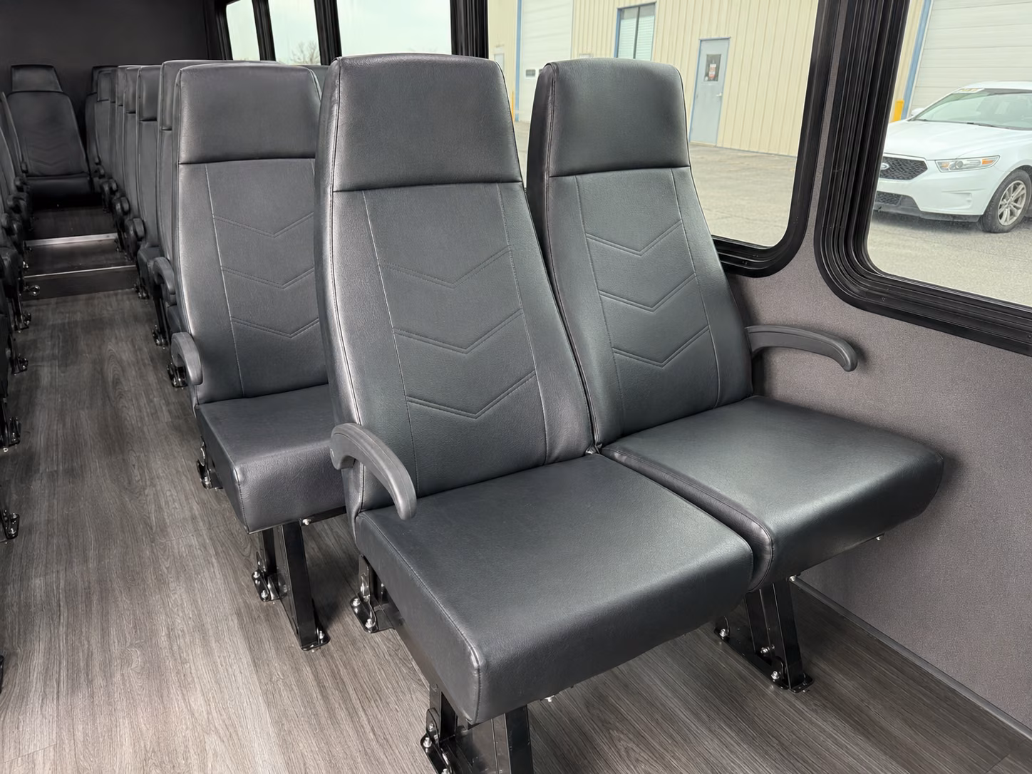 riverside 15 passenger minibus inside