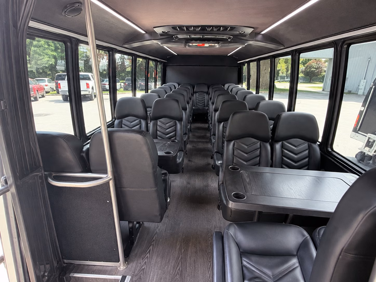 riverside 15 passenger minibus interior