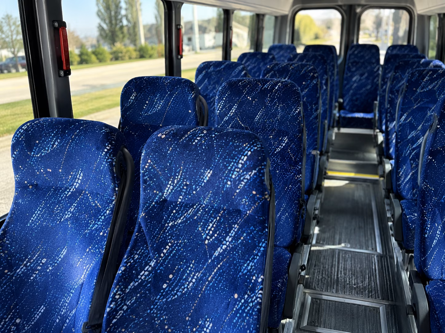 riverside 18 passenger minibus inside