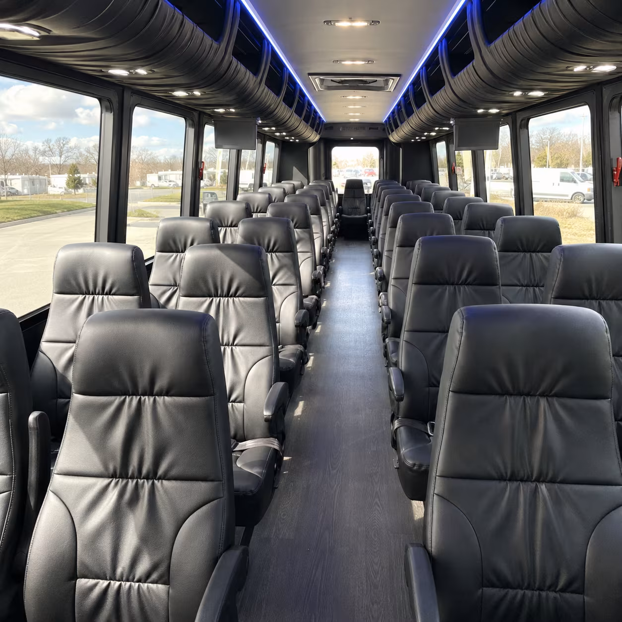 riverside 30 passenger minibus inside