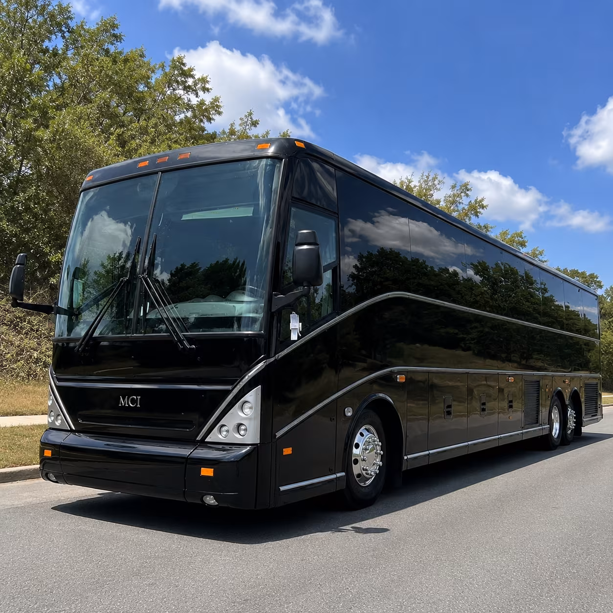 riverside 56 passenger charter bus