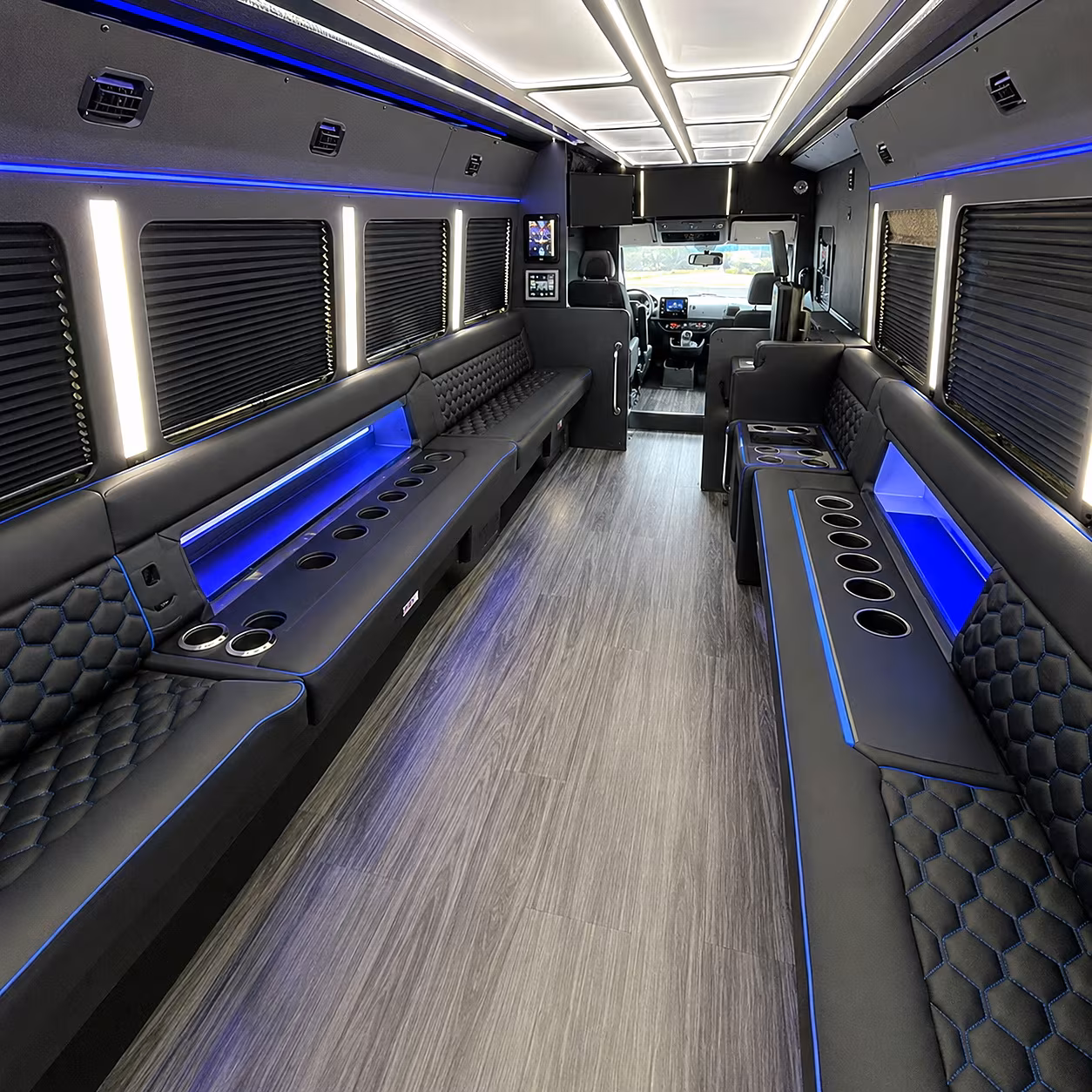 riverside party bus interior