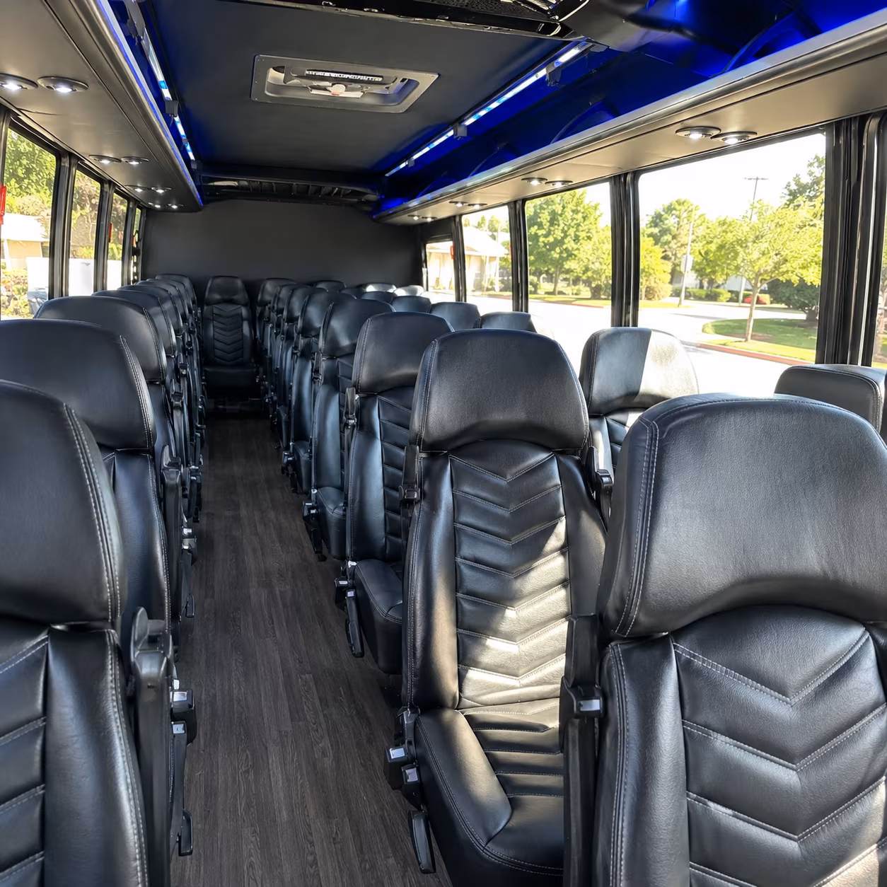 riverside private event transportation onboard seating