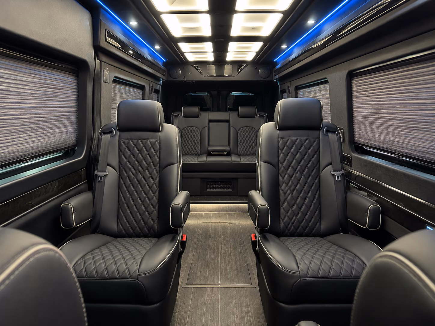 riverside sprinter van with driver inside