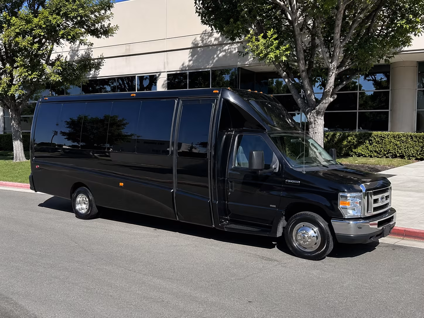riverside wedding party bus rental